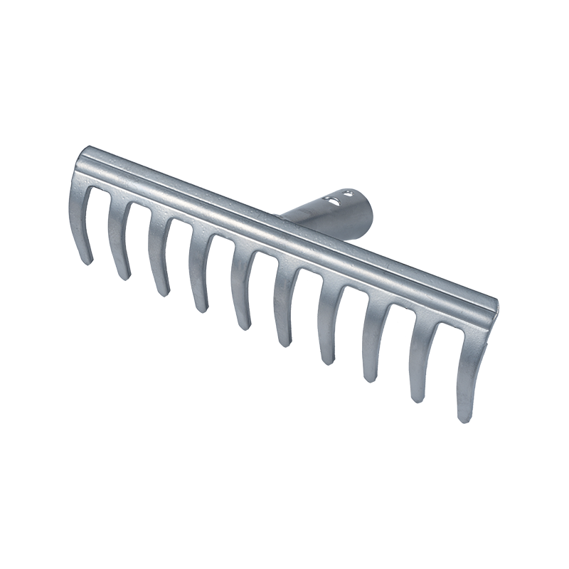 10GRPZ05 Silver-plated carbon steel ten-tooth rake