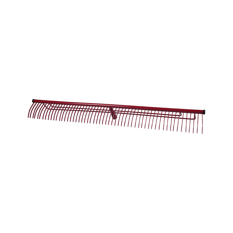 56GRPZ22 Fifty-six-tooth carbon steel red large soil rake