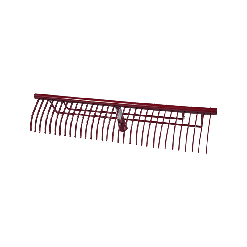 32GRPZ23 Thirty-two-tooth carbon steel red large soil rake