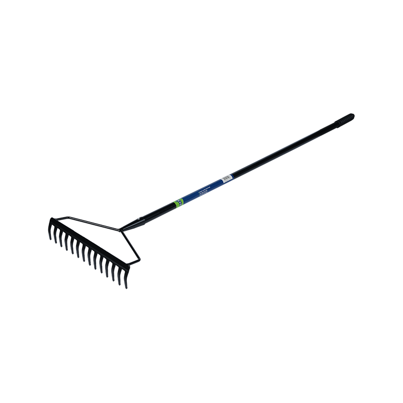 14GRPZ61 Black Fiber Handle 14-Tooth Soil Rake